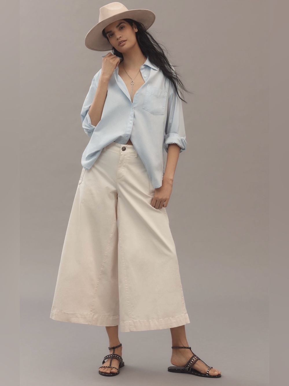 EUC! Maeve Ultra-Wide-Leg A-Line
Chino Pants - Picture 3 of 10